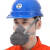 橙央3200防尘口罩面具工业打磨电焊煤矿喷漆防粉尘可水洗过滤棉口罩 20个防尘棉