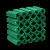 纳仕徳 JG628 绿色膨胀胶塞带钉塑料膨胀管工程用6mm膨胀管100只