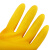 鲁坤 LK-09 乳胶手套 （加厚款）工业橡胶耐磨手套厨房洗碗手套家务橡胶皮刷碗神器防水耐用