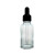 透明螺口玻璃滴管瓶滴瓶茶色多规格密封滴瓶精油瓶5ml10ml15ml20m 透明10ml2个装