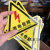有电危险警示贴三角大号车间验厂电力安全标识牌当心触电标志 单独闪电标识5厘米40个