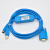 适用AB罗克韦尔全系列PLC编程电缆数据下载线USB-1761-1747-CP3+ 黑色