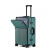 AHRW时尚网红拉杆箱大容量学生行李箱前开盖商务旅行箱接口箱子 白色 26英寸