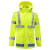 雨豹 UB-001 交通执勤高速路政反光雨衣荧光黄安全防护服 上下分体套装 M码 1套 定做