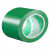 PVC绿色警示胶带斑马线安全警戒线隔离线斑马线胶带地贴无尘车间 绿白宽4.8cm*长33米