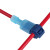 杉贝T型蓝免破线快速电线接线端子连接器接头无损分接线器线卡子接线