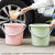 适配定制适合大塑料桶洗澡桶子拖布桶拖地桶小储 粉色 5L购买大号