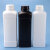 稳斯坦 WLL0210 加厚塑料方瓶 1000ml样品瓶化工试剂瓶 存储分装包装瓶 1L黑色