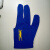 台球手套 球房台球公用手套台球三指手套可定制logo工业品 zx美洲豹普通款蓝色