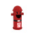 造型大号分类幼儿园创意消防栓公园卡通商用户外果皮箱带盖垃圾桶 黄桶红帽*88cm