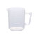 RICH LAB 食品级塑料量杯250 500 1000ml 2L 5L烘焙奶茶加厚家用PP刻度烧杯 1000ml带盖