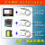 定制温度传感器k型热电偶压簧螺钉螺纹铠装pt100注塑机铂热电阻探 K偶(压环式)线长3米