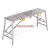 装修马凳折叠升降加厚室内多功能工程平台凳梯子施工凳移动脚手架 1.6*30加厚三根拉绳网面