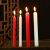 驼铃纵横 YJ102 红白应急照明蜡烛 长杆蜡烛 直径1.7x20cm白色（10只）