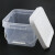 赫思迪格 JG-405 透明水桶 塑料桶 密封打包桶 带盖密封包装桶 食品级小水桶涂料桶 2L