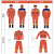 威陆 消防救援服2020款 应急救援套装 夏款芳纶布料六件套 默认发中号