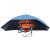 工地安全帽遮阳帽檐戴在安全帽上的防晒防雨伞施工防晒大太阳帽伞 天蓝色[防晒防雨) 伞宽直径80c