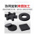 加厚工业机器防震橡胶垫块机械设备减震垫硬长方形加工定制 250*250*10 4片装