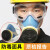 防尘面罩防毒面具活性炭面罩喷漆化工气体甲醛打农药防尘防护口罩 10个（不含眼镜）