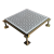 全钢通风地板带孔散热活动地板通气高架地板陶瓷面 55通风率单块（不含配件）