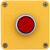 自复自锁平钮点动电源开关按钮组合套装LA38-11配一位按钮盒 红色