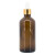 冰禹 BYA-162 玻璃精油瓶螺口密封滴瓶 实验室试液瓶 化学实验耗材分装瓶 棕色50ml(1个)