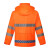 百舸 户外分体雨衣公路养护环卫雨衣套装定制免费印反光字 橘色 2XL 