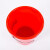 越越尚 塑料桶 17升带盖 红色手提加厚带盖通用水桶 学生宿舍洗澡洗衣桶YYS-XST-004