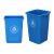 无盖长方形大垃圾桶大号厨房户外分类商用垃圾箱学校幼儿园 7天内发货 灰色 10L无盖垃圾桶