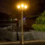 V-POWER欧式路灯草坪庭院灯户外防水景观灯公园别墅小区双头高杆灯 2头3.5米黑色