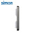 西蒙（SIMON） 开关插座面板五孔插座86暗装墙壁网络单开双控C20系列荧光灰 空白面板
