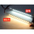 LED硬灯条220V柜台长条贴片 硬灯条220v线 暖白 超亮220VPC透明罩60m 暖白其它