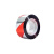 月桐（yuetong）驱鸟彩带 反光警示彩条 YT-CDH 25mm×50m 聚酯膜 红银色 10卷/组