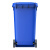 科力邦（Kelibang) 户外垃圾桶 大号加厚240L分类垃圾桶商用塑料环卫垃圾桶带盖物业翻盖果皮箱 KB1036 蓝色