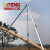 立杆机立杆器8米10米12米15米 国标铝合金三角架人字抱杆电力扒杆 立杆机专用手摇绞磨12米