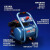 户外小型高压汽车轮胎便携气泵充电式充气泵锂电空压机打无线 6L550W一电一充40AH标配