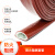 玻纤高温套管硅橡胶防火套管隔热保温软管高温耐热玻纤管绝缘套管 内径4mm 一米