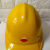 中石油安全帽中石化油田吉化专用六衬ABS静电安全帽2022年50顶以上刻字 黄色 中石油普通款
