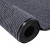 卧虎藏龙 PVC双条纹地垫 防滑吸水地毯门垫 深灰色宽0.9*1m（要几米长拍几件）