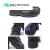 SAFEMANECO3022防砸防穿刺头层牛皮经济型安全鞋耐磨耐磨耐油PU鞋 黑色 45