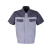 斯卡地尔（Scotoria）半袖工作服套装 分体式夏季半袖舒适高棉TC1501双灰色1套S码