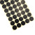 冰禹 彩色不干胶圆点标签贴纸 圆形分类记号贴 10mm黑色2包(2475贴/包) BYH-257