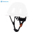 SHANDUAO玻璃钢安全帽 透气 建筑工程工人领导安全头盔帽子圆顶D970白色