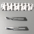 刀柄架Swann-morton15号11号10A号23号一次性多肉刀片定制 1把金属折叠4号刀柄