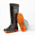Denilco防汛高筒雨鞋应急救援雨靴男女中筒水鞋防滑防水短筒水靴 反光条高筒 44码	