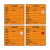 电梨 定制新国标安全标识牌 警告标志 电力警示3M铝板标牌（危险废物标识）铝板UV腐蚀标牌 危险废物标识D 20*20cm