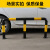 京速 M型钢管加厚护栏防撞停车位隔离警示道路防护 长1.3米M型60高【76管】  单位：个