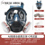 防毒面具全面罩防毒面罩全脸防尘电焊呼吸喷漆防护专用打农药毒气 A8+3号盒防尘毒