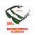 定制新款电焊玻璃眼镜焊工专用护目镜防紫外线防强光防氩弧光防护眼镜 J01浅绿+镜盒