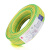 金龙羽 国标铜芯电线电缆单芯单股硬线BV-1.5平方电源线100米/卷 黄绿双色